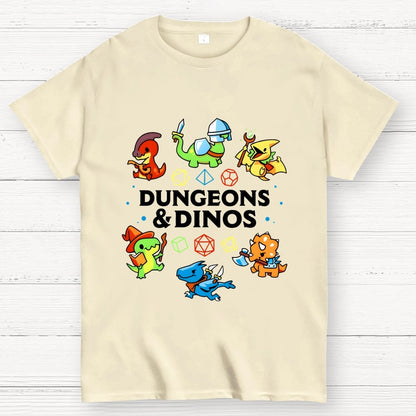 Dungeons & Dinos Geek T-Shirt