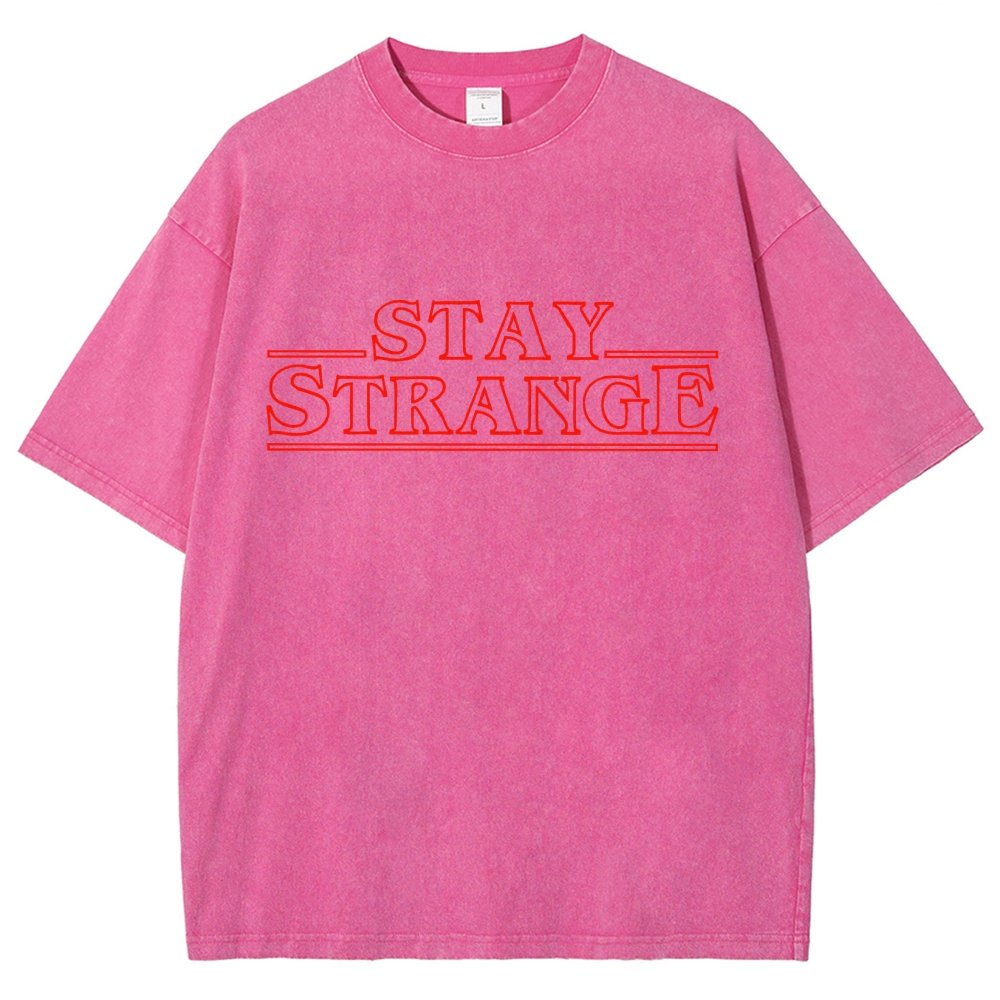 Stay Strange Vintage Distressed T-shirt