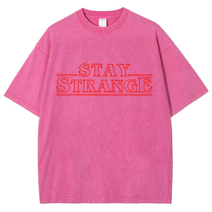 Stay Strange Vintage Distressed T-shirt