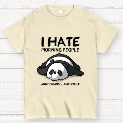 I Hate Morning People Geek T-Shirt