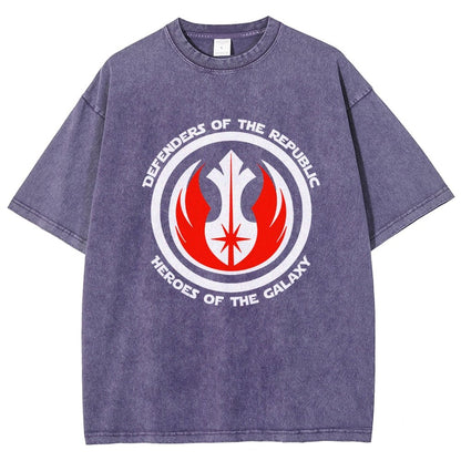 Protectors Of The Realm Heroes Of The Cosmos Vintage Distressed T-shirt