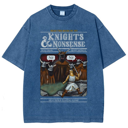 Knights & Nonsense Vintage Distressed T-shirt