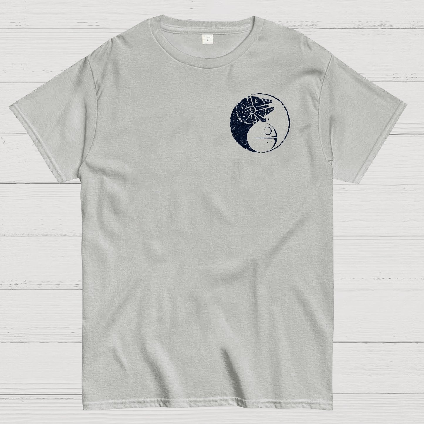 Balancing The Energy Front And Back Printing Geek T-Shirt