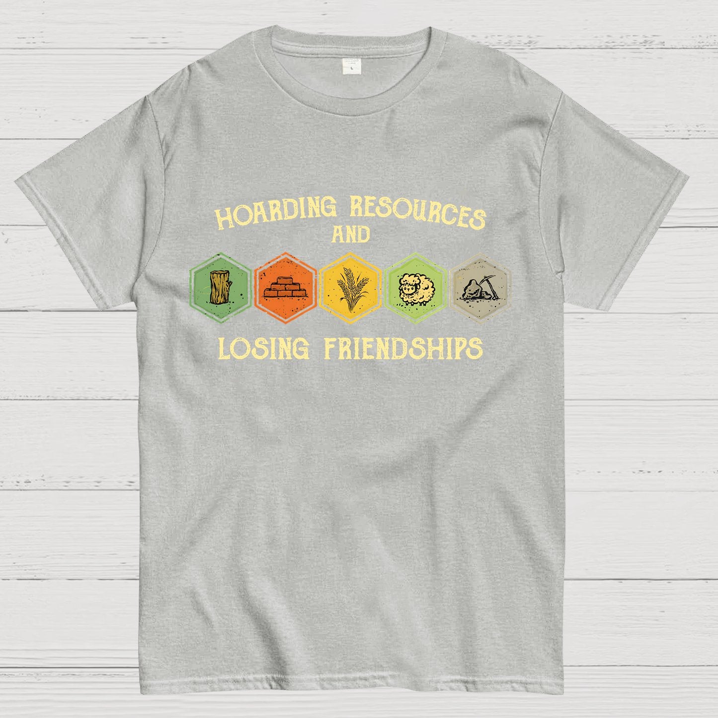 Hoarding Resources And Losing Friends Geek T-Shirt