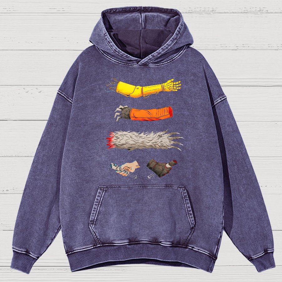 Casualties of Wars Vintage Distressed Hoodie