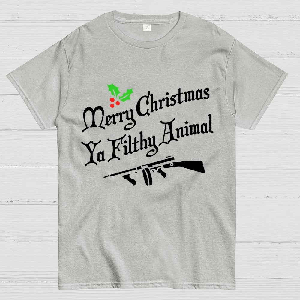 MERRY CHRISTMAS YA FILTHY ANIMAL Geek T-Shirt