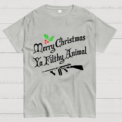 MERRY CHRISTMAS YA FILTHY ANIMAL Geek T-Shirt