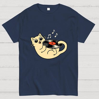 Turntable Cat Geek T-Shirt