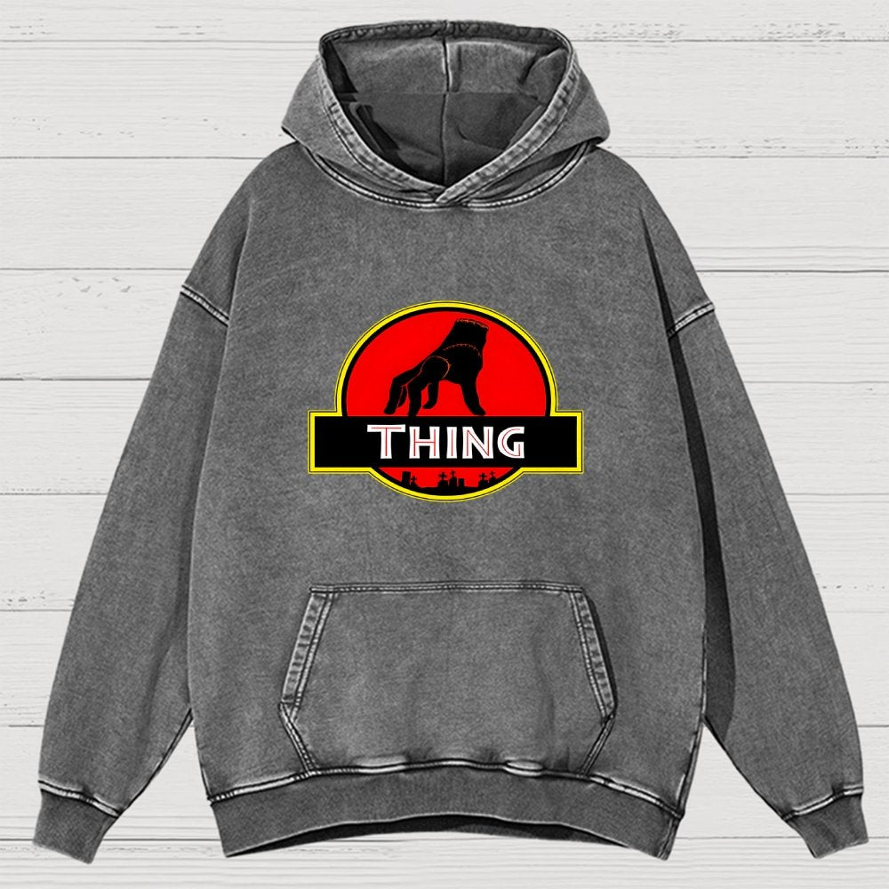 Thing Vintage Distressed Hoodie