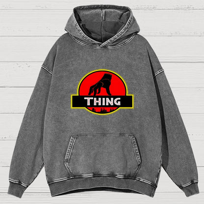 Thing Vintage Distressed Hoodie