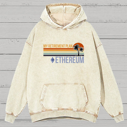 ETH Retirement Plan Vintage Distressed Hoodie