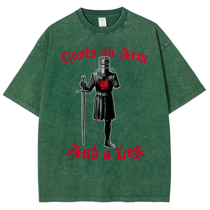 Black Knight Debt Vintage Distressed T-shirt