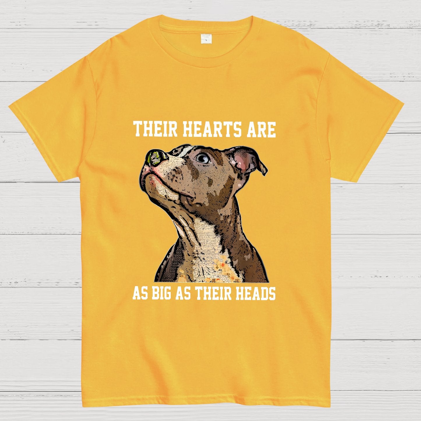 Their Hearts Are As Big As Their Heads Nerdy T-Shirt