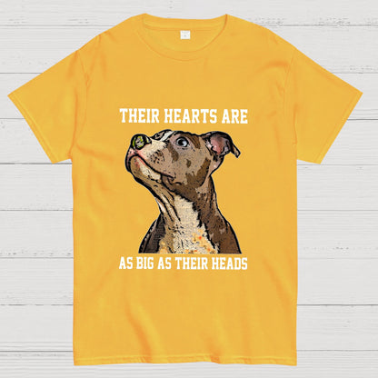 Their Hearts Are As Big As Their Heads Nerdy T-Shirt