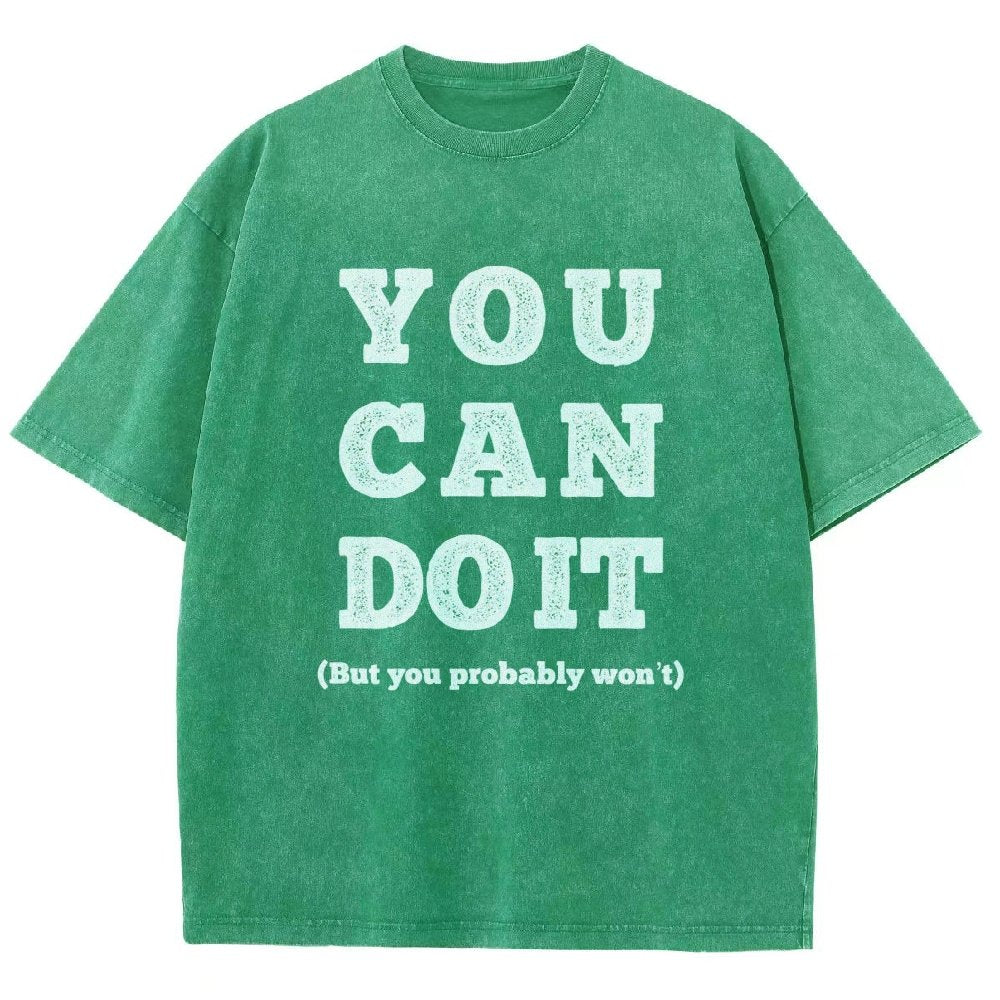You Can Do It Vintage Distressed T-shirt