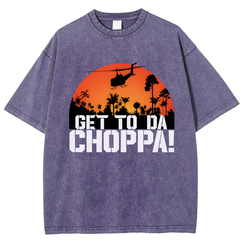 Get To The Chopper Vintage Distressed T-shirt