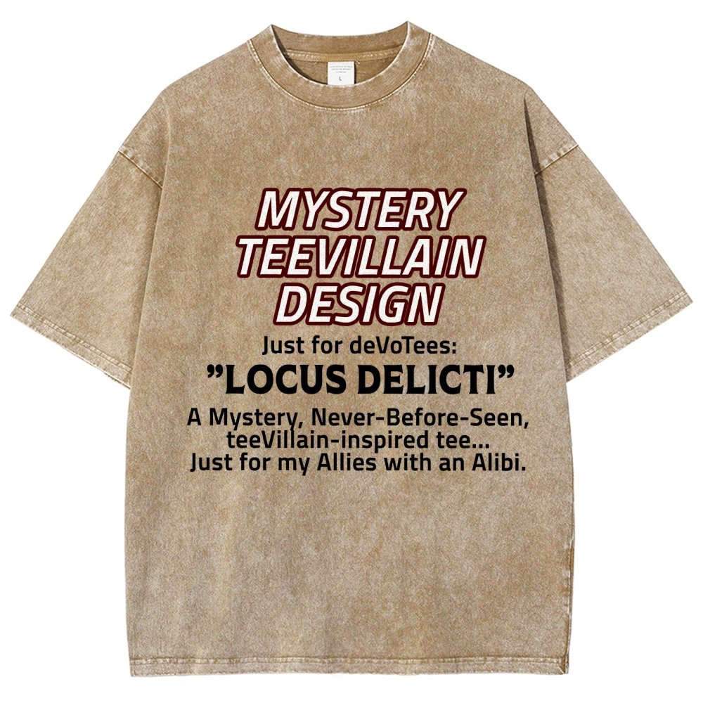 Locus Delicti Vintage Distressed T-shirt