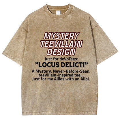 Locus Delicti Vintage Distressed T-shirt