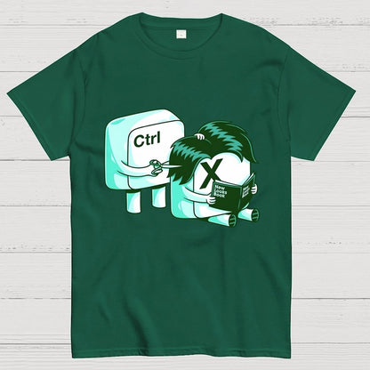 Funny Ctrl X Unisex Geek T-Shirt 2508001692