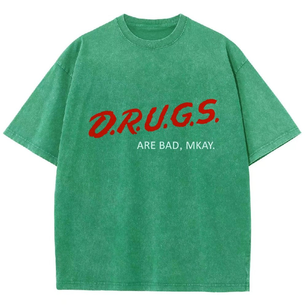 Drugs are Bad Vintage Distressed T-shirt