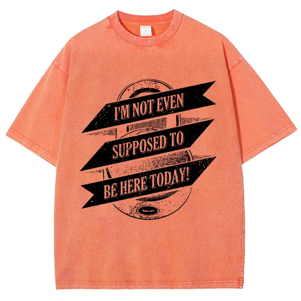 Not Supposed To Be Here Vintage Distressed T-shirt