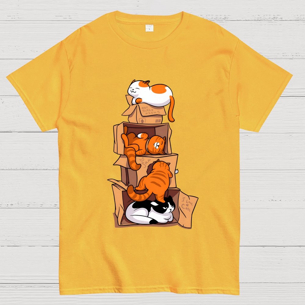 Funny Cat Geek T-Shirt 2510000738