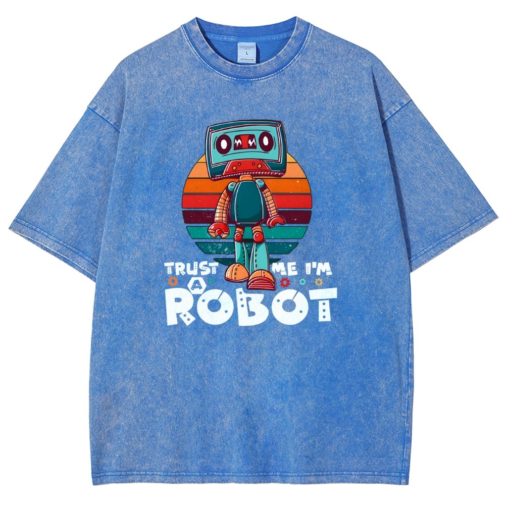 Trust Me I'm A Robot Vintage Distressed T-shirt