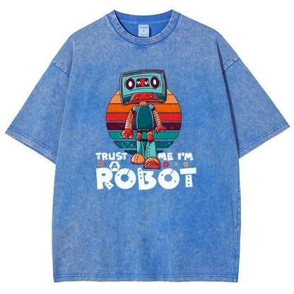Trust Me I'm A Robot Vintage Distressed T-shirt