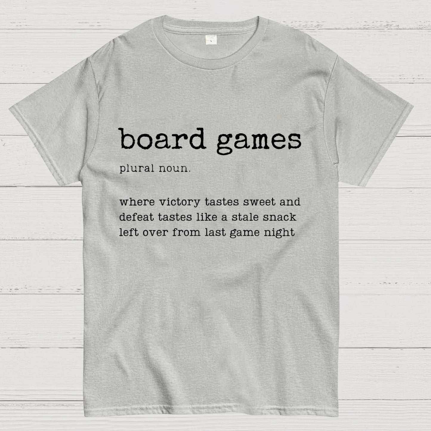 Board Games Definition Geeky T-Shirt