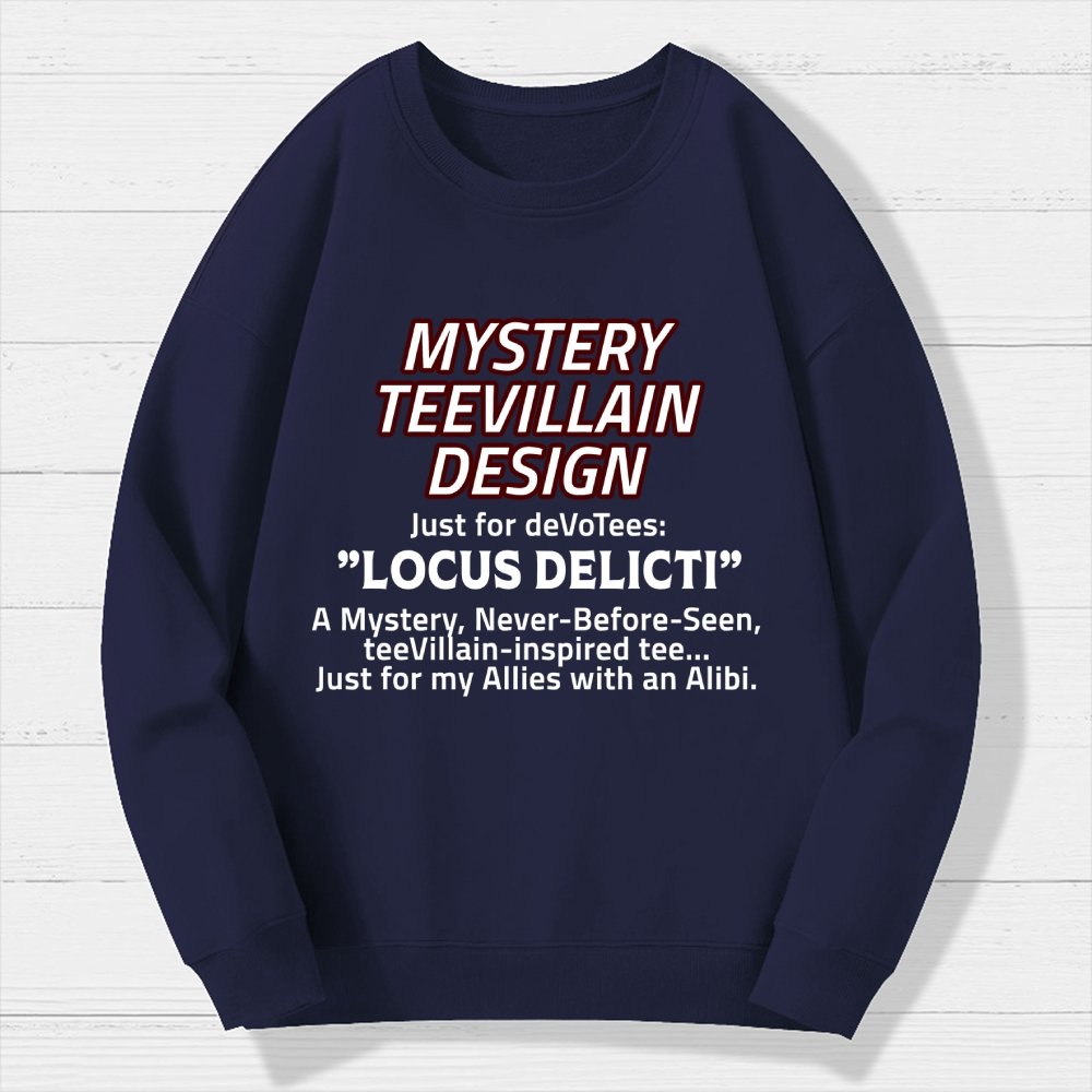 Locus Delicti Geek Cotton Sweatshirt