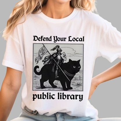 Defend Your Local public library Geek T-Shirt