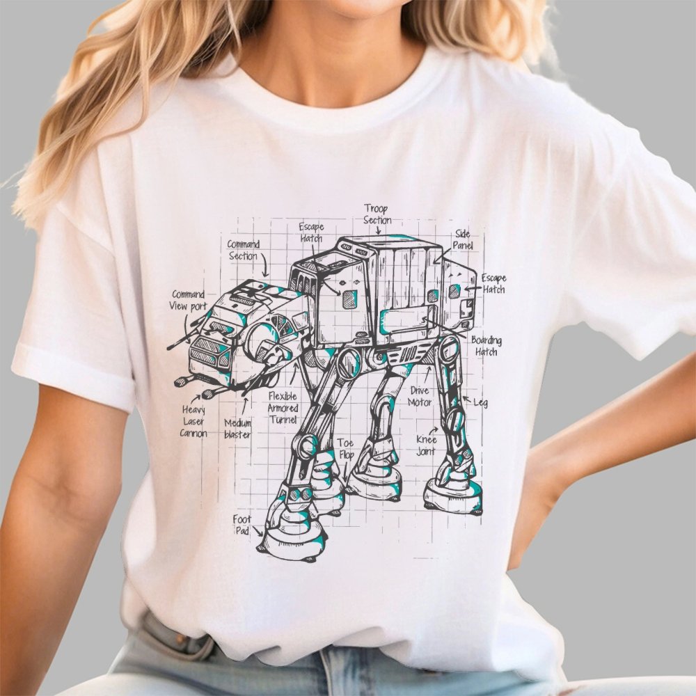 Walker's Blueprint Geek T-Shirt