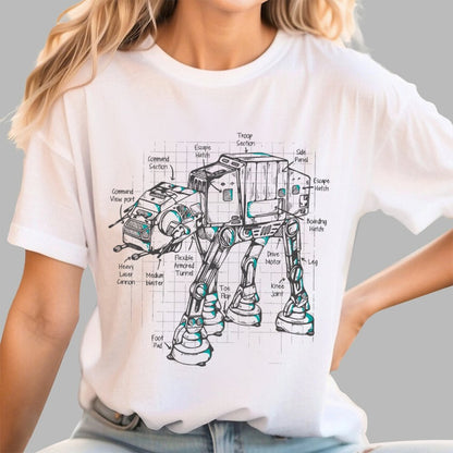 Walker's Blueprint Geek T-Shirt