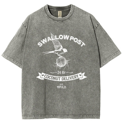 Swallow Post Vintage Distressed T-shirt