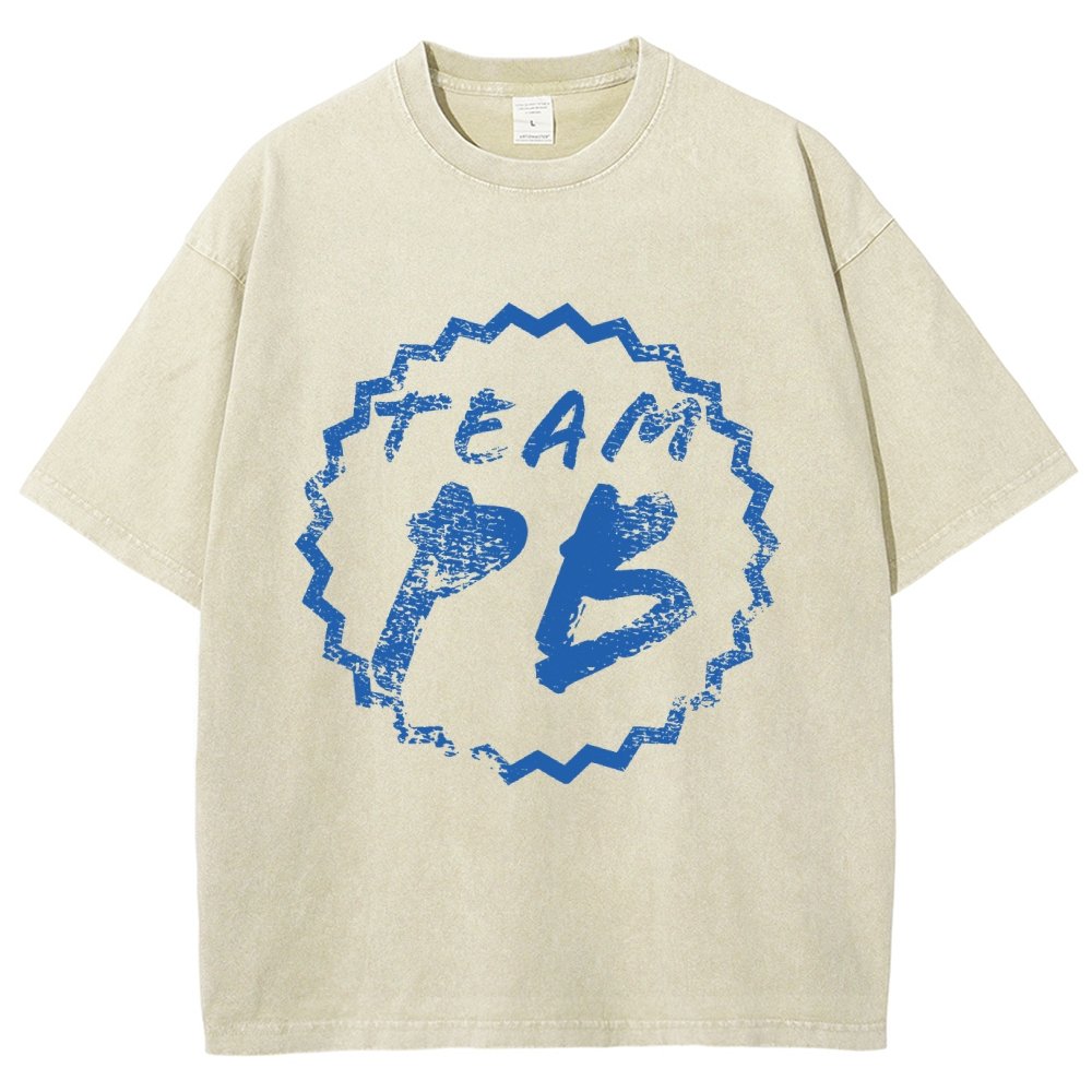 Team PB - Peanut Butter Vintage Distressed T-shirt