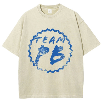 Team PB - Peanut Butter Vintage Distressed T-shirt