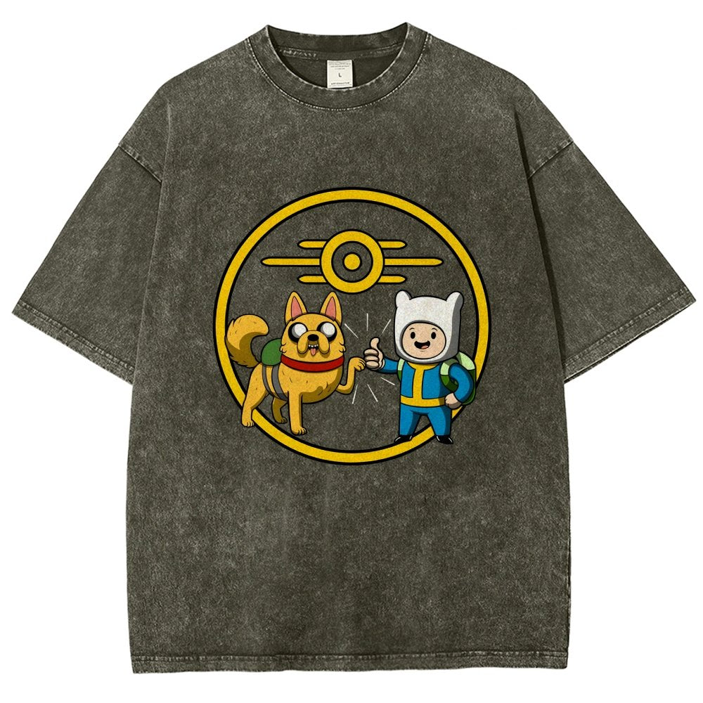 Wasteland Time Vintage Distressed T-shirt