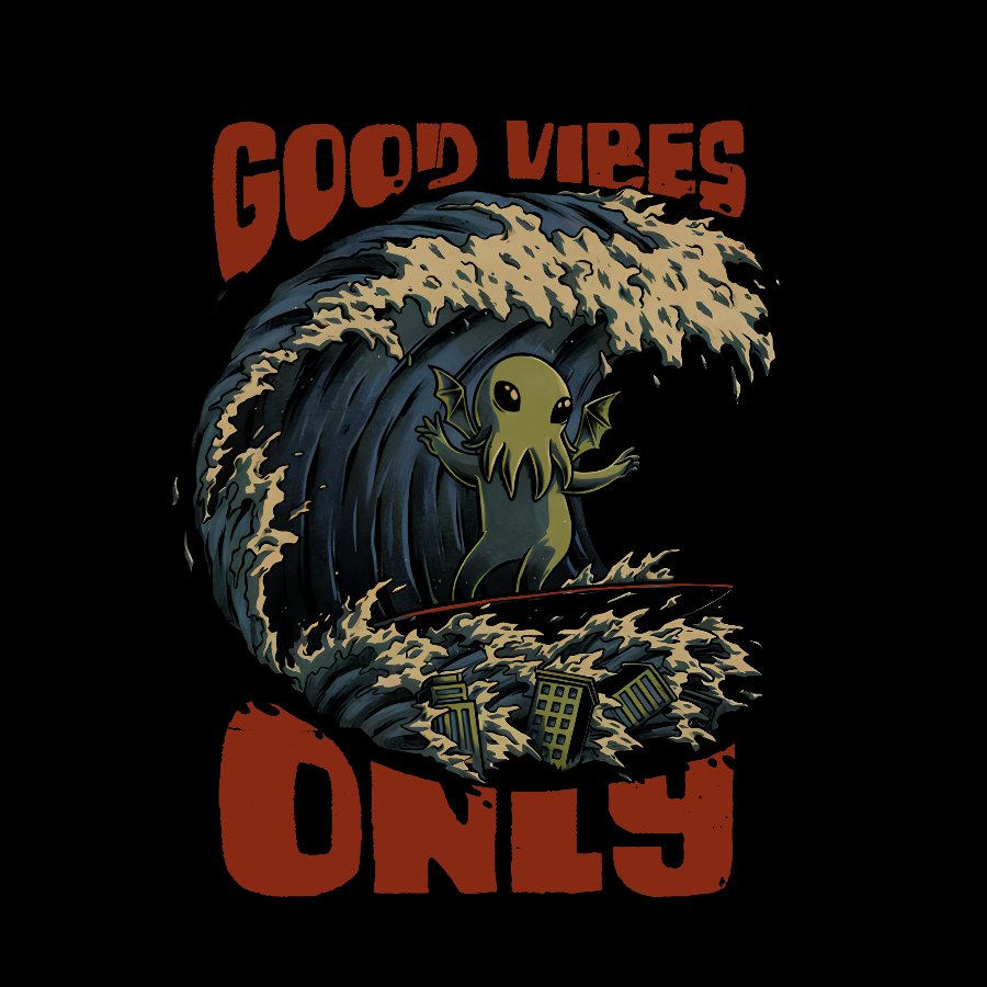 Good Vibes Only Geek T-Shirt