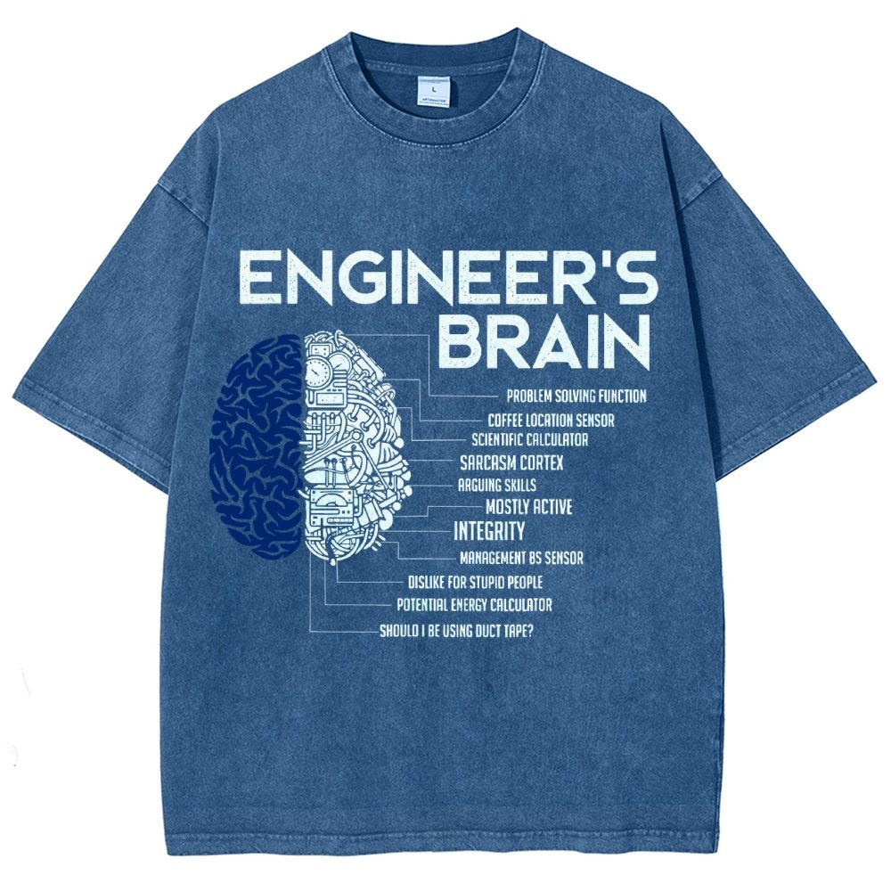 Funny Engineer Vintage Distressed T-shirt