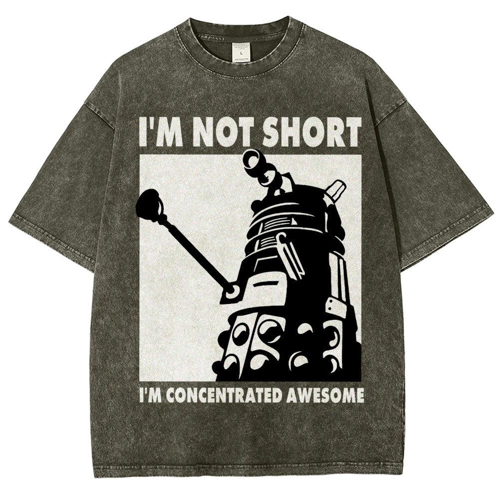 I'm Not Short I'm Concentrated Awesome Vintage Distressed T-shirt