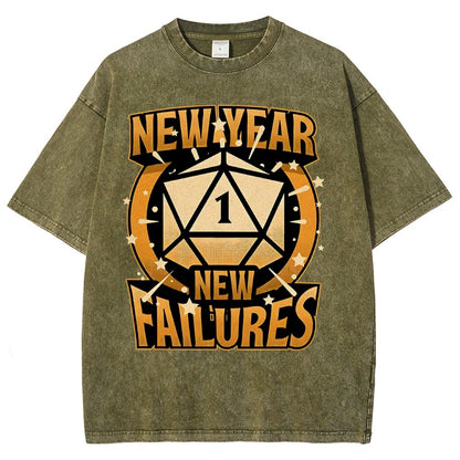 New Year New Failures Vintage Distressed T-shirt