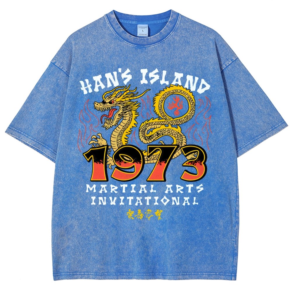 Sun's Island Martial Arts Invitational 1973 Vintage Distressed T-shirt