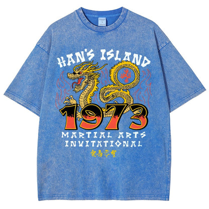 Sun's Island Martial Arts Invitational 1973 Vintage Distressed T-shirt