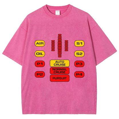 Kit Dashboard Supercar Vintage Distressed T-shirt