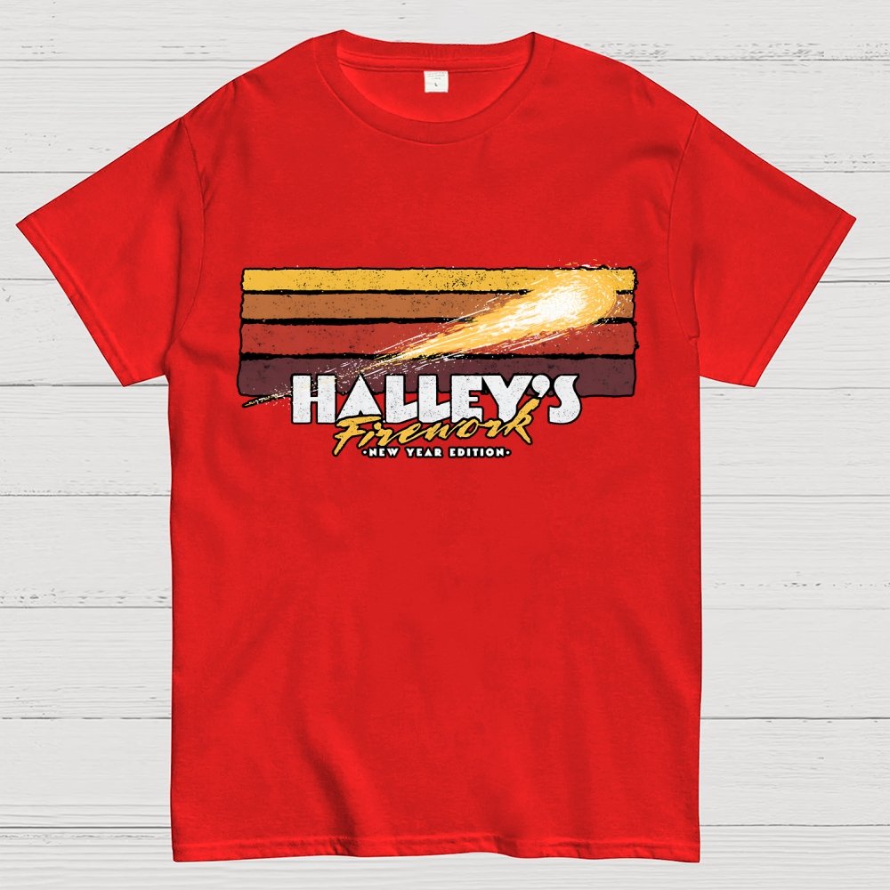 Halley's Firework Geek T-Shirt