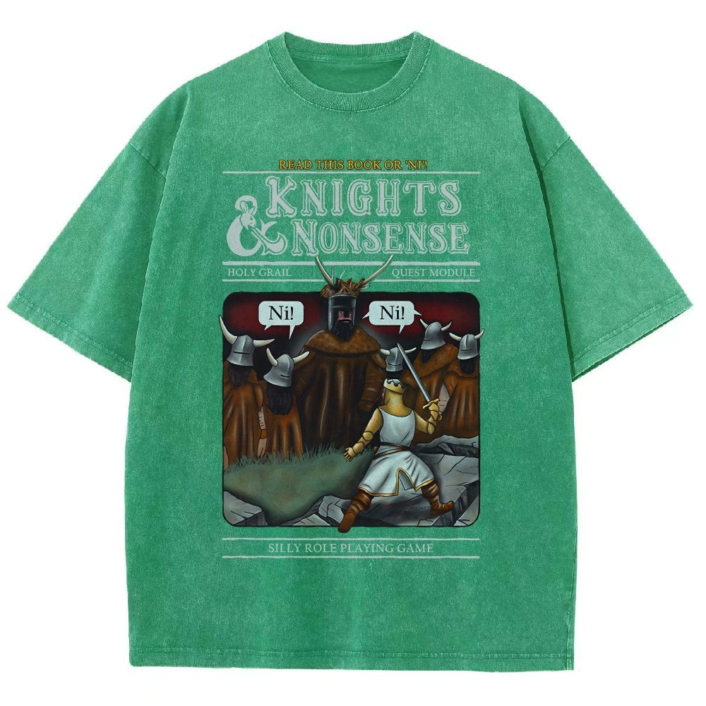 Knights & Nonsense Vintage Distressed T-shirt