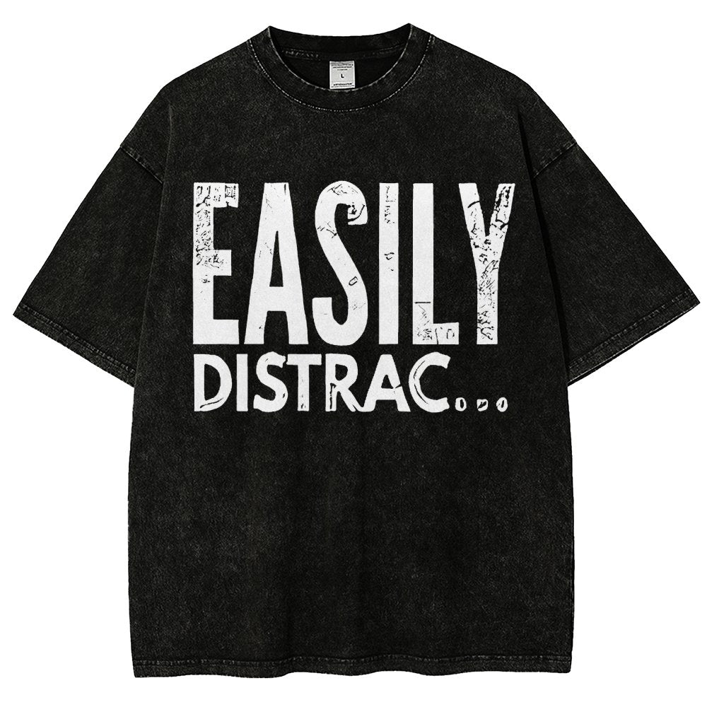 ADHD OCD Awareness Vintage Distressed T-shirt