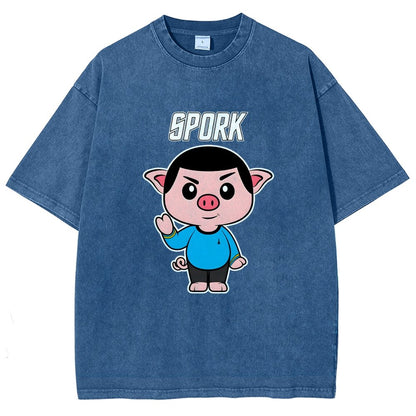 Spork Vintage Distressed T-shirt