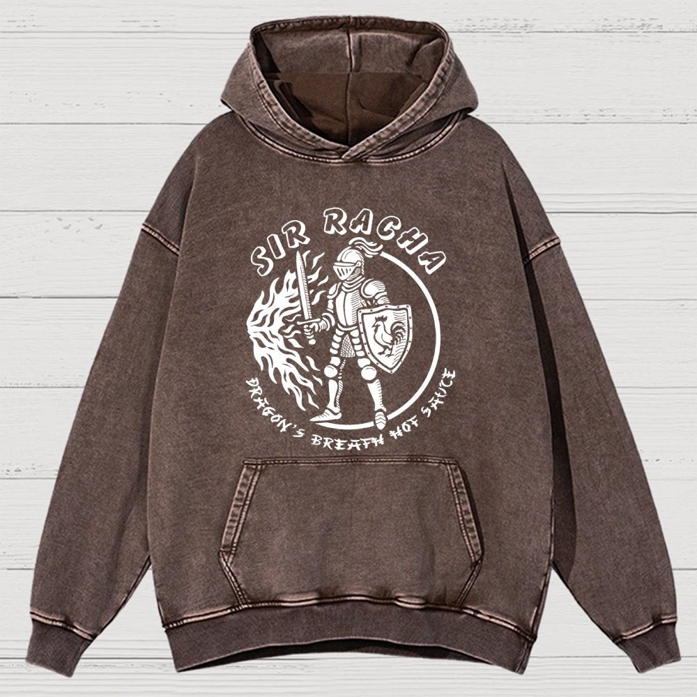 Sir Racha Dragon’s Breath Hot Sauce Vintage Distressed Hoodie