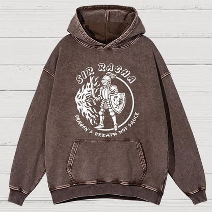 Sir Racha Dragon’s Breath Hot Sauce Vintage Distressed Hoodie